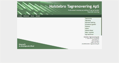 Desktop Screenshot of holstebro-tagrenovering.dk